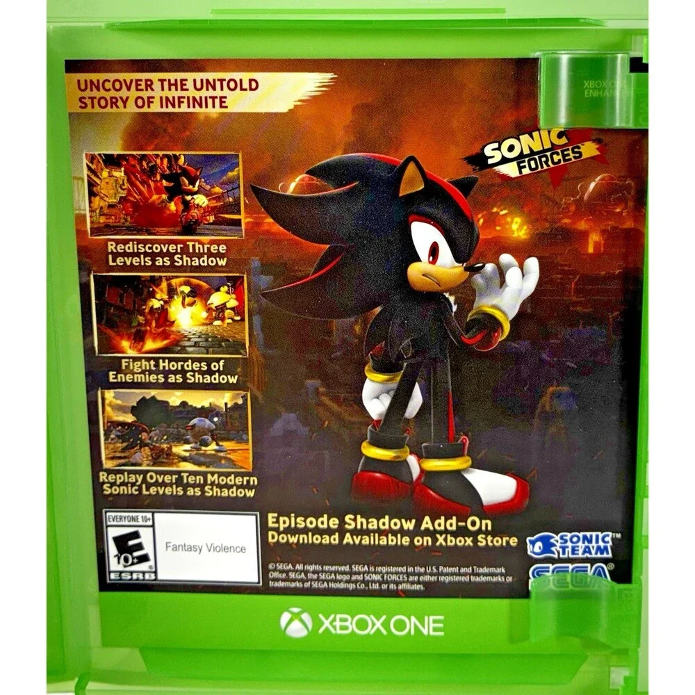 Sonic Forces Microsoft Xbox One 2017 Sega with Insert Tested